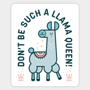 Llama Queen Magnet